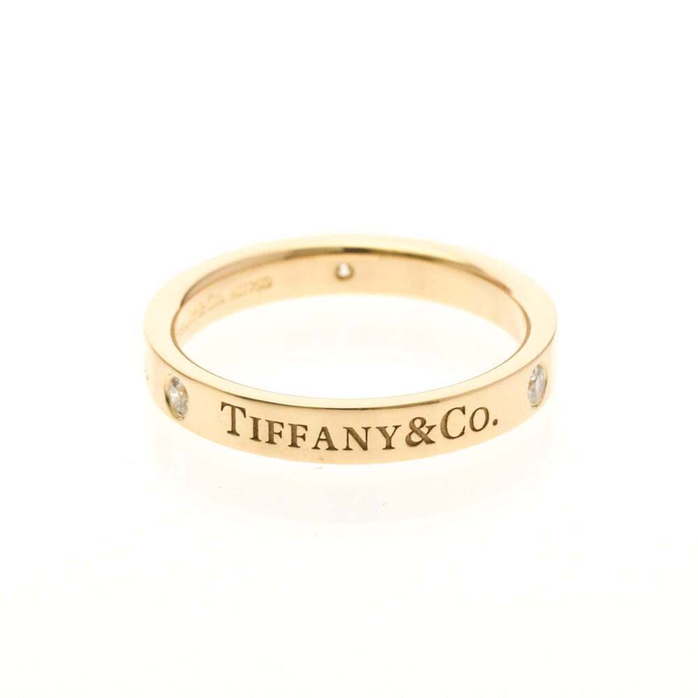 TIFFANY 18k Gold Diamond Ring